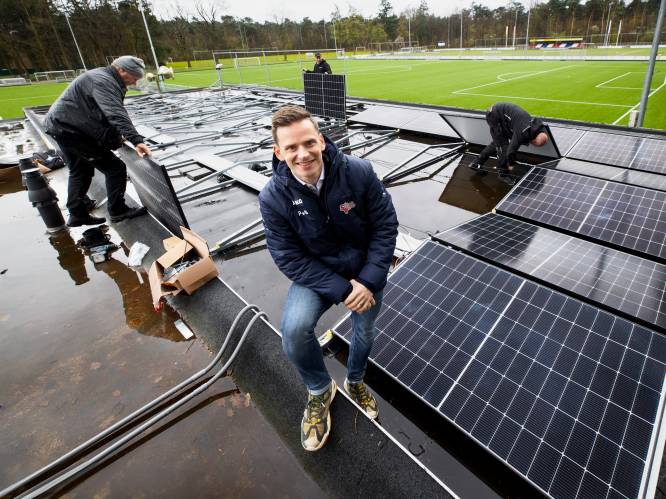 Veel energieslurpers op sportpark in Stiphout, dankzij zonnepanelen blijft contributie echter betaalbaar