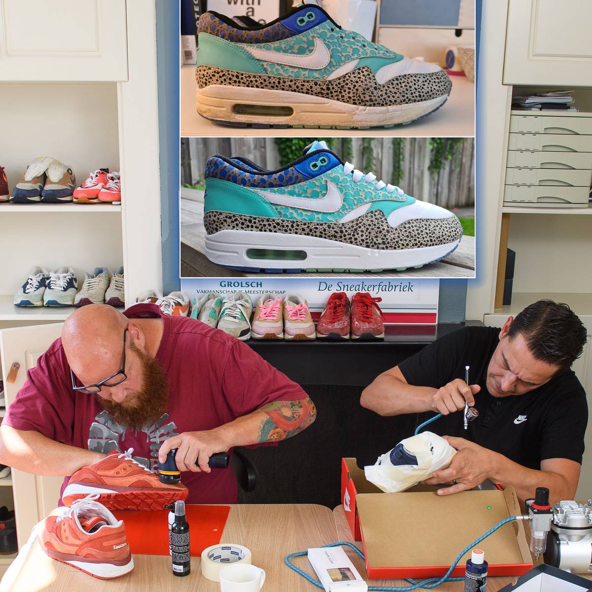 Sneakerfabriek in Hengelo blaast oude gympen nieuw leven in Betaalde baan ervoor opgezegd Hengelo tubantia
