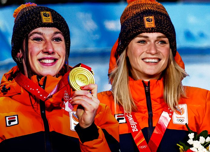 Illustratie: Suzanne Schulting en Irene Schouten (rechts).