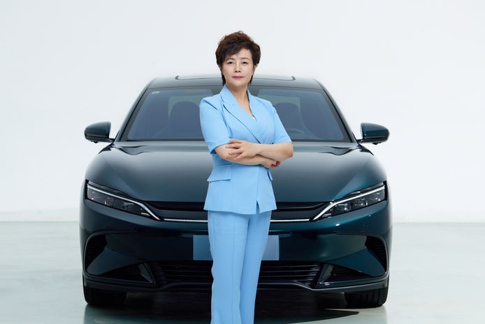Stella Li, de topvrouw van het Chinese automerk BYD.