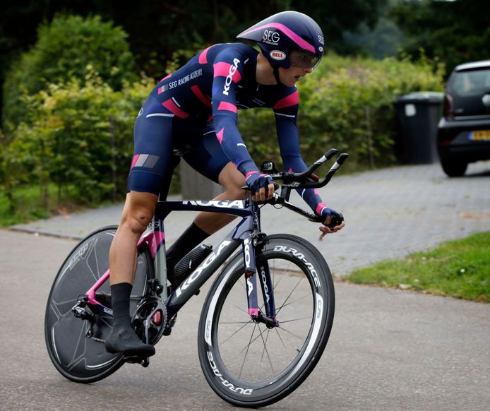 Jan Maas tijdens deOlympia's Tour in 2017