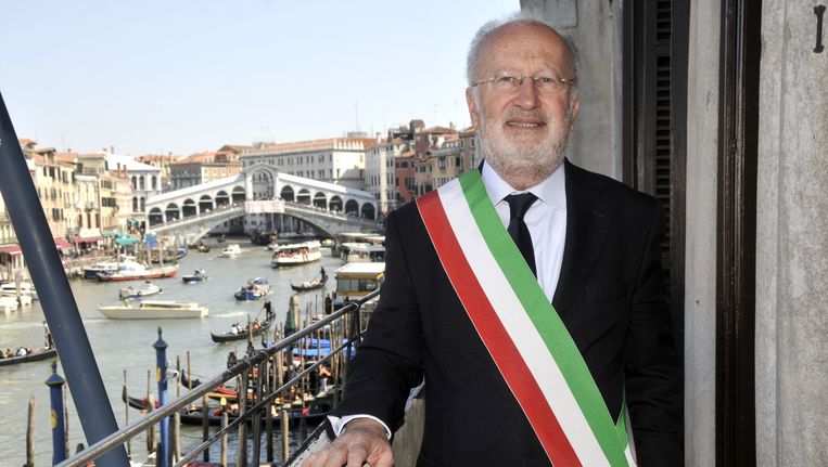 Giorgio Orsoni, burgemeester van Venetië. Beeld AP