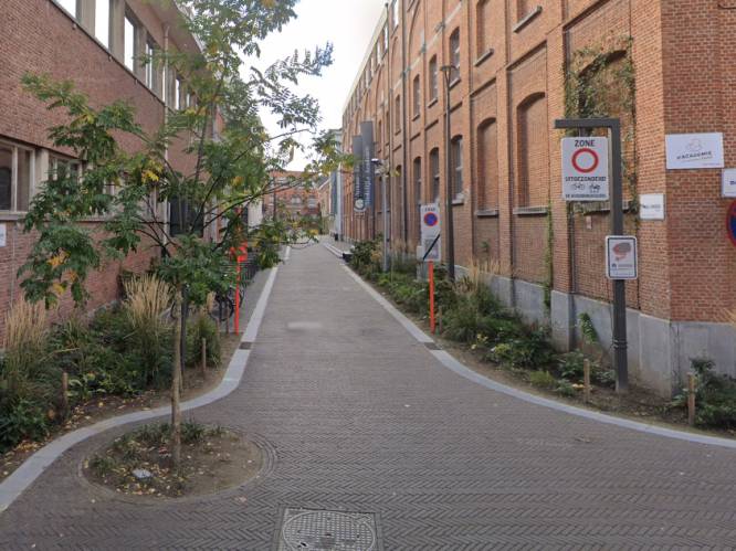 Brandende vuilnisbak in Paul Snoeckstraat
