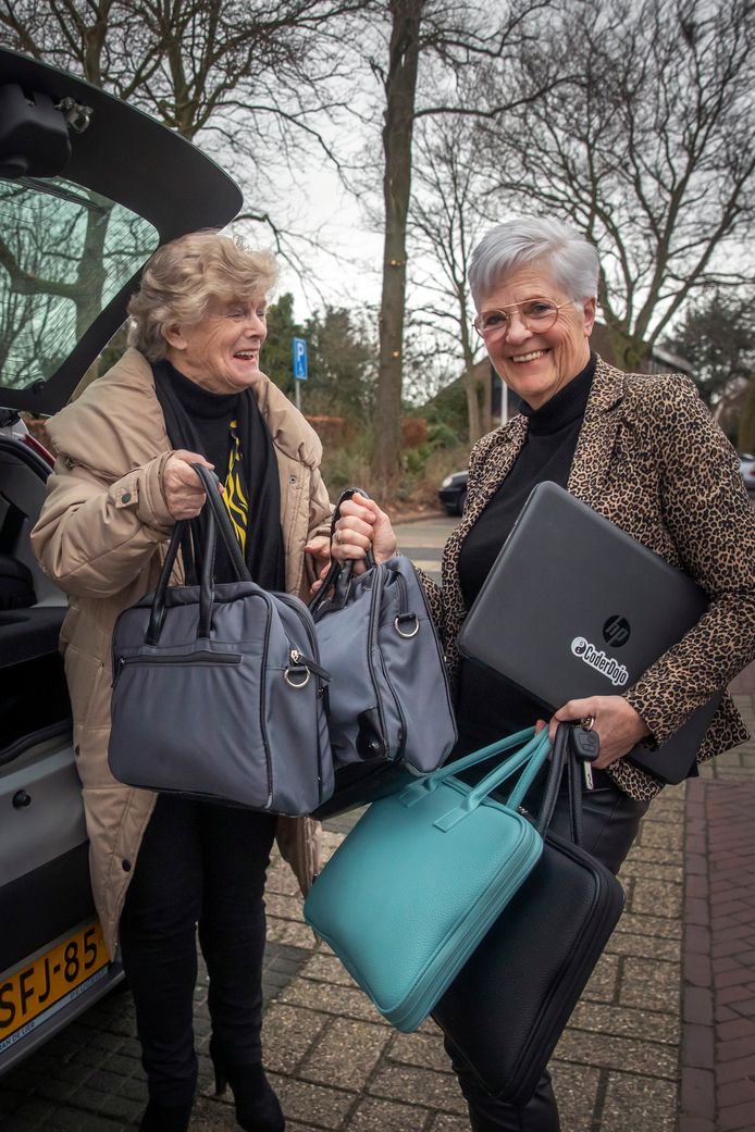 Francine Scholtes en Loes Voogd.