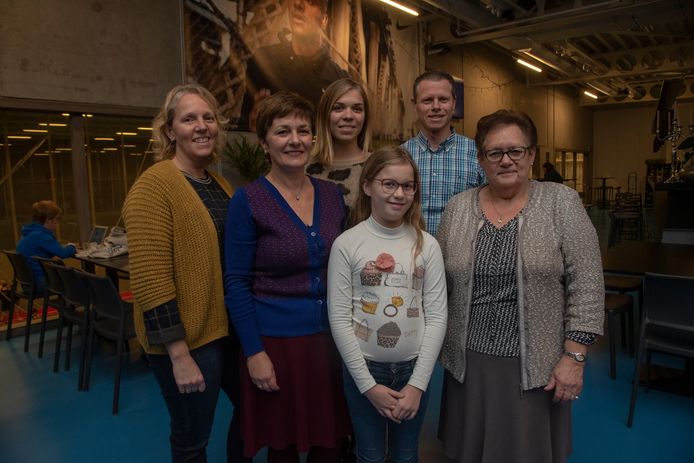 De familie van Yves De Lausnay in 2018.