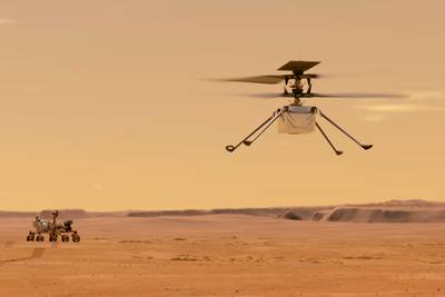 La première tentative de vol d'un hélicoptère sur Mars aura lieu début avril