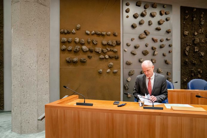 Demissionair Minister Stef Blok van Economische Zaken en Klimaat (VVD).