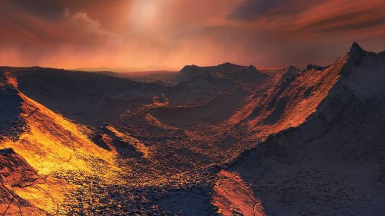Zo ziet het oppervlak van Barnard b er volgens astronomen uit.