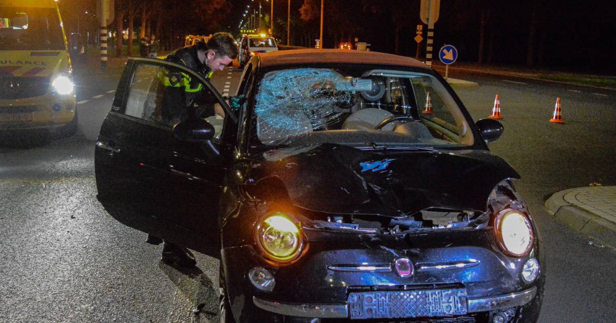 Gewonden met spoed naar ziekenhuis na ongeval.