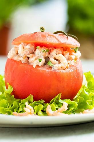 Tips van de chef: zo maak je de perfecte tomaat-garnaal volgens Piet Huysentruyt. “Koop in geen geval diepvriesgarnalen!”