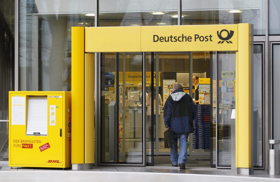 Post de. Дойче пост. Deutsche Post здание. Немецкая почта. Почтовое отделение в Германии.