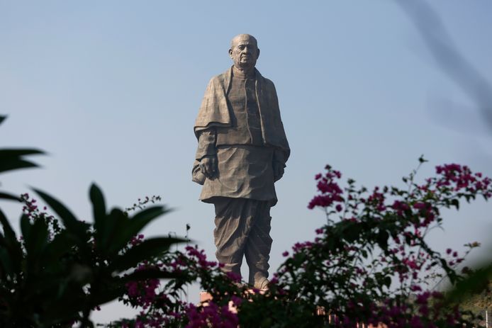 Het standbeeld van Sardar Vallabhbhai Patel.