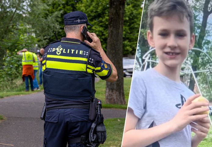 Politie en vrijwilligers zoeken met man en macht naar Gino (9).