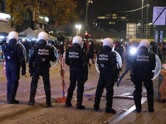 Brusselse politie extra aanwezig tijdens match Marokko – Frankrijk