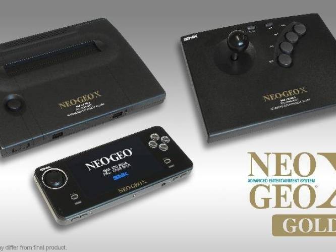 Retroconsole NeoGeo X Gold verschijnt in december