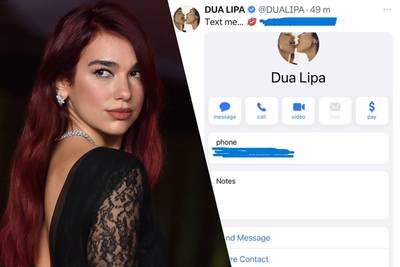 Dua Lipa post telefoonnummer op X: gehackt of geniale stunt?