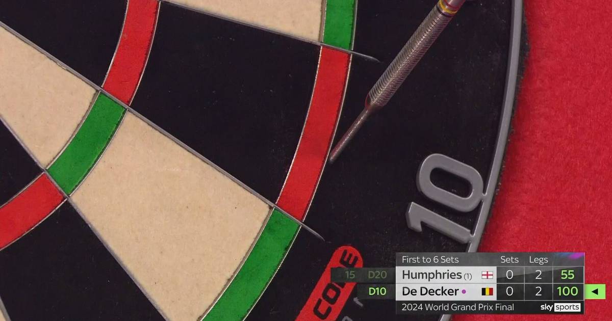 LIVE WORLD GRAND PRIX. Mike De Decker wint ‘deciding leg’ in set 2 om