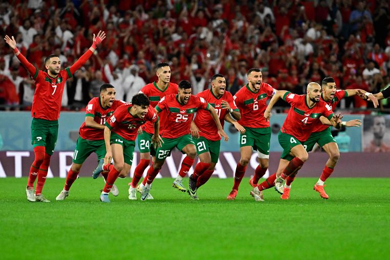 Marokko gaat voor het eerst naar kwartfinales, Spanje kan geen enkele