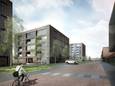 WonenBreburg gaat het komende jaar starten met de bouw van meer dan duizend woningen in Tilburg en Breda. Hier is Dongenwijk in de Reeshof te zien.