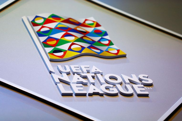 Het logo van de Nations League. Beeld REUTERS