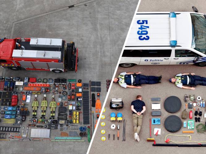 De #tetrischallenge gaat viraal: hulpdiensten delen fascinerende foto's van ‘uitgeklede’ voertuigen