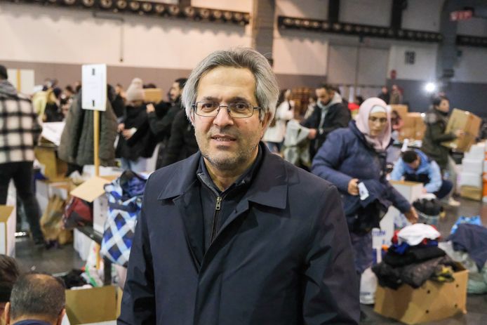 Sevket Temiz is één van de initiatiefnemers van de inzamelactie in Paleis 11.