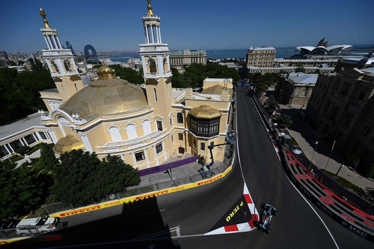 The Azerbaijan Grand Prix takes place on the street circuit of Baku.  ImageAFP