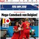 Buitenlandse pers prijst ‘briljant België’ op WK