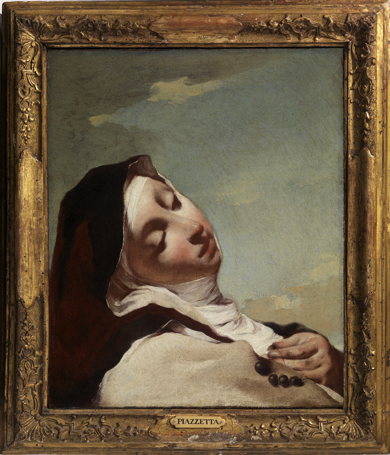 'De Heilige Theresia van Avila (circa 1720) van Giovanni Batista Piazetta. Beeld Beeld Museum No Hero