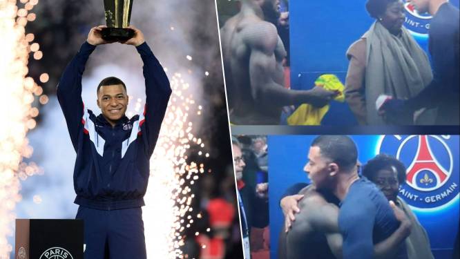 Klasse op én naast het veld: Mbappé wordt topschutter aller tijden van PSG en wisselt van shirt met Nantes-spits die recent dochtertje van vijf verloor