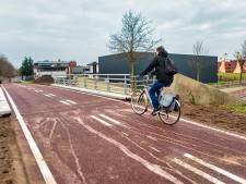 Snelfietsroute Breda-Tilburg is deels gereed, een voorproefje bij 1 graad boven nul