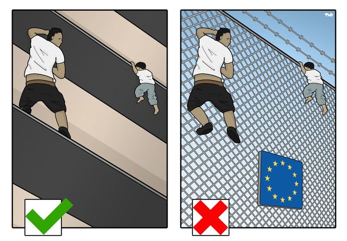 De cartoon van Royaards