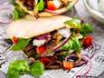Wat Eten We Vandaag: Vegetarische pita gyros met tzatziki