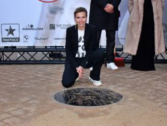 Nederlandse actrice Thekla Reuten onthult haar ster op Walk of Fame tijdens Filmfestival Oostende