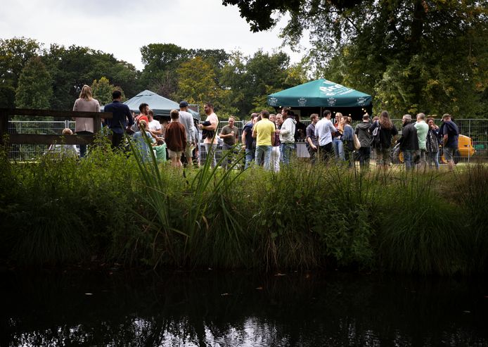 Het Lekker Ding Festival in de kasteeltuin in Deurne.