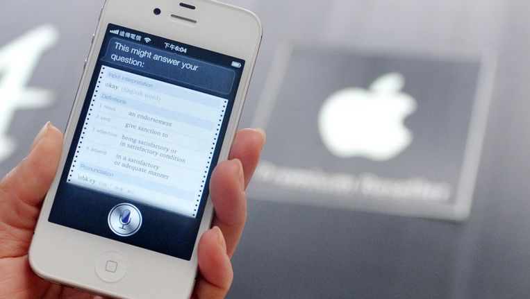 Wie een iPhone heeft, zal ongetwijfeld Siri kennen. Beeld AFP