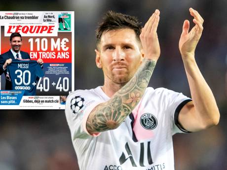 Franse krant L’Équipe onthult ‘XXL-salaris’ van Lionel Messi bij PSG