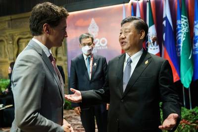 Canadese premier Trudeau krijgt bolwassing van Chinese president Xi Jinping