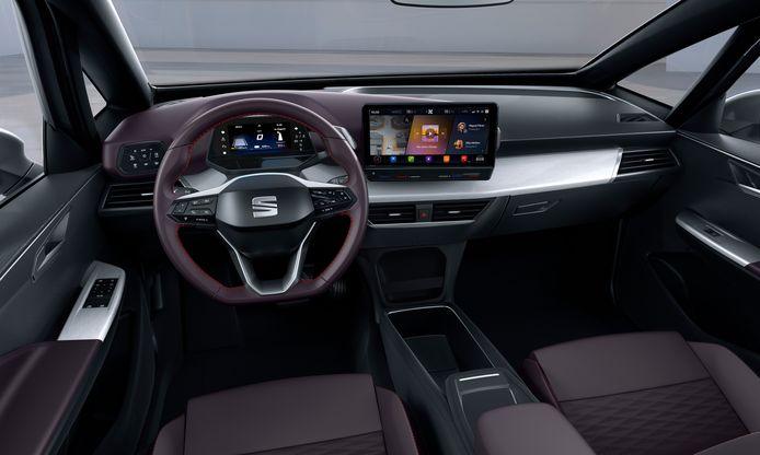 Het dashboard van de ID.3 lijkt veel op dat van een studiemodel van Seat, de El Born
