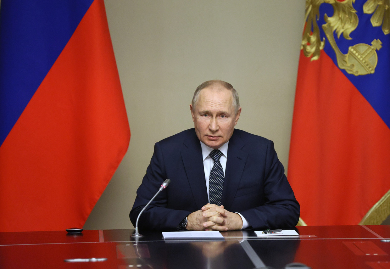De Russische president Vladimir Poetin.  Beeld ANP / EPA