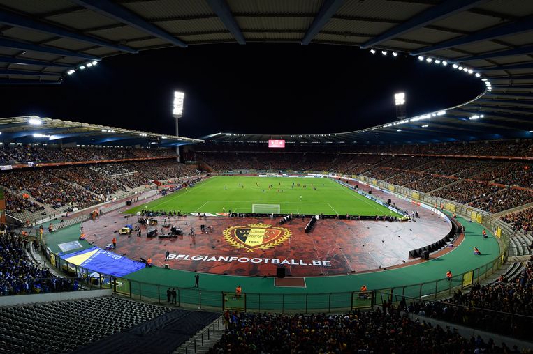 ► Het Koning Boudewijnstadion werd in 1930 in gebruik genomen. De laatste grote renovatie dateert van 1995. Beeld Photo News