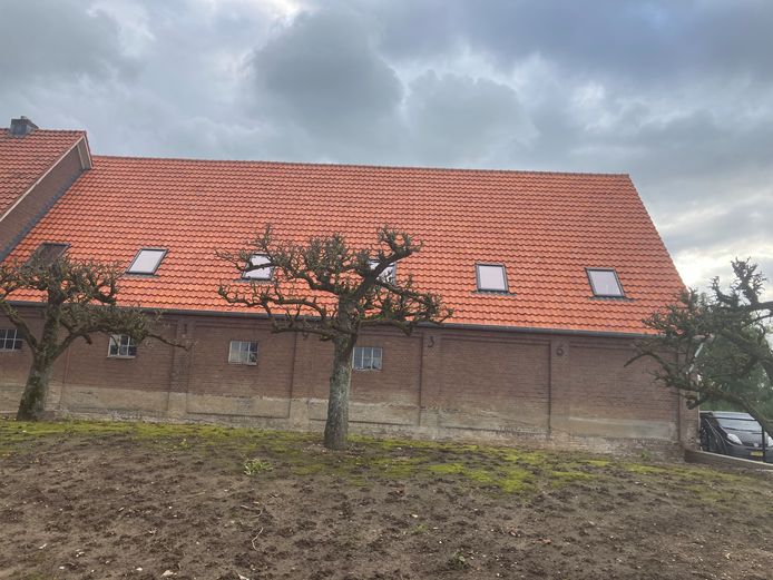 De schuur van de Jonkmanshof in Ooij die omgebouwd mag worden tot meerdere woningen.
