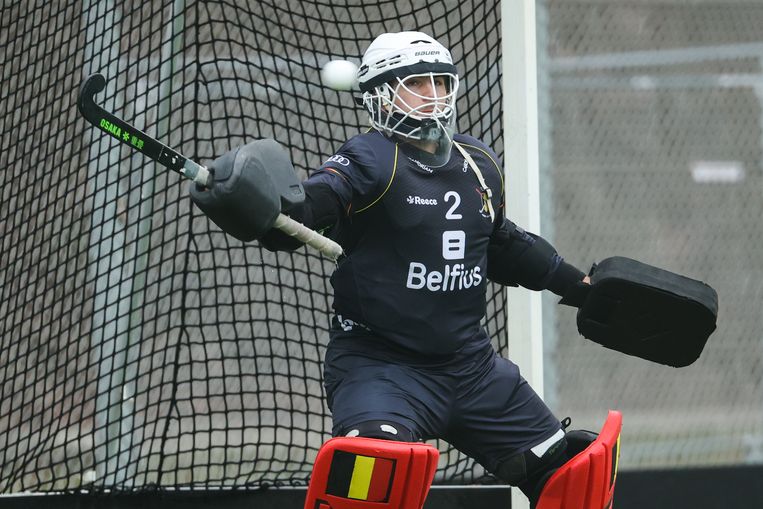 Hockeydoelman Loic van Doren raakt onlangs besmet met Covid-19. Beeld BELGA