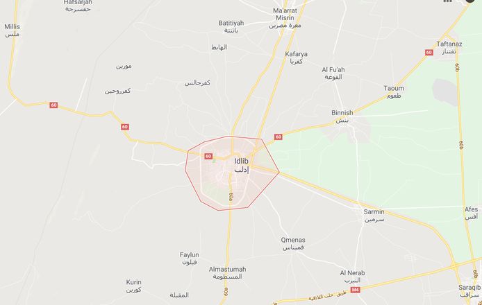 De explosie vond plaats in de provincie Idlib.