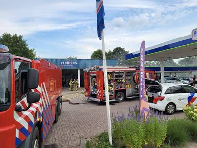 Brand bij bedrijf in Reutum