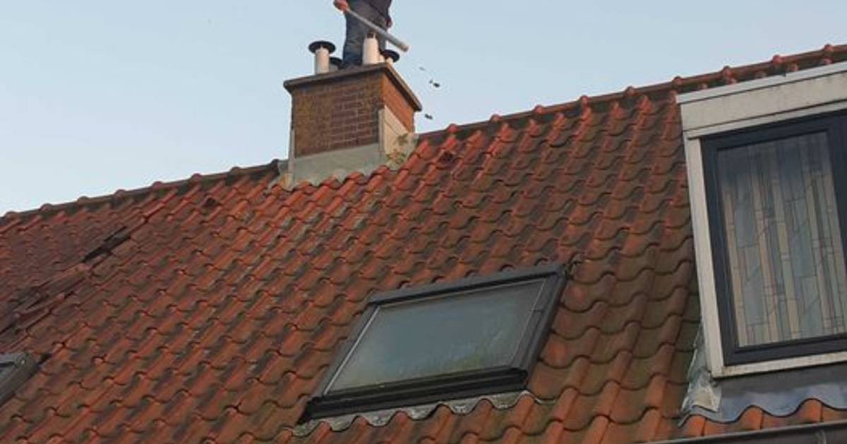 Agressieve man met honkbalknuppel van dak gehaald in Geersdijk