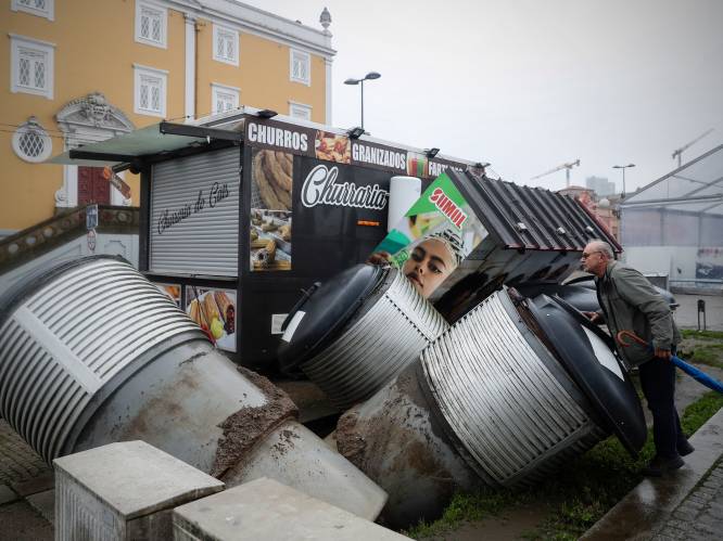 Dodental door storm Elsa stijgt tot 8 in Spanje en Portugal. 95.000 Franse gezinnen zonder stroom