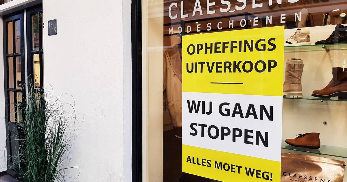 Uit het straatbeeld deze winkel verdwijnt na jaren uit de