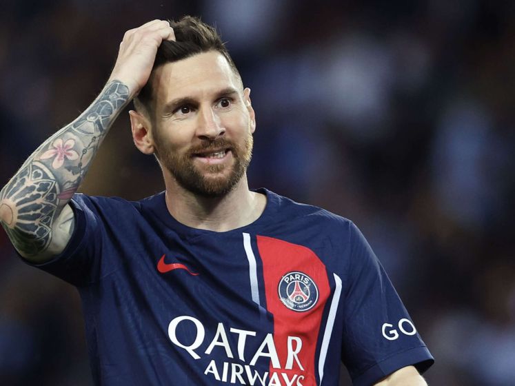 Paris Saint-Germain onderuit in laatste wedstrijd van Messi