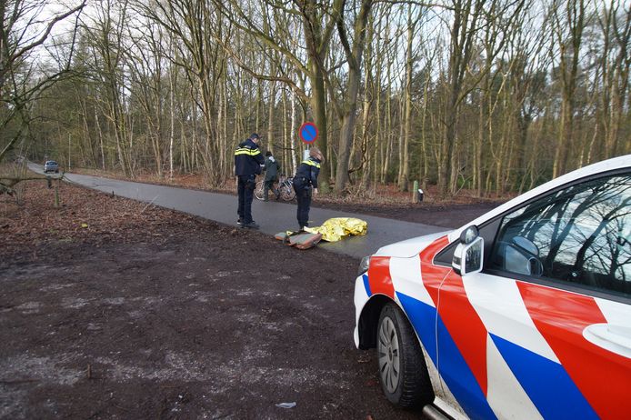 Bij het op ongeluk op het Steegerf in Drunen raakte de automobiliste en de fietser elkaar.